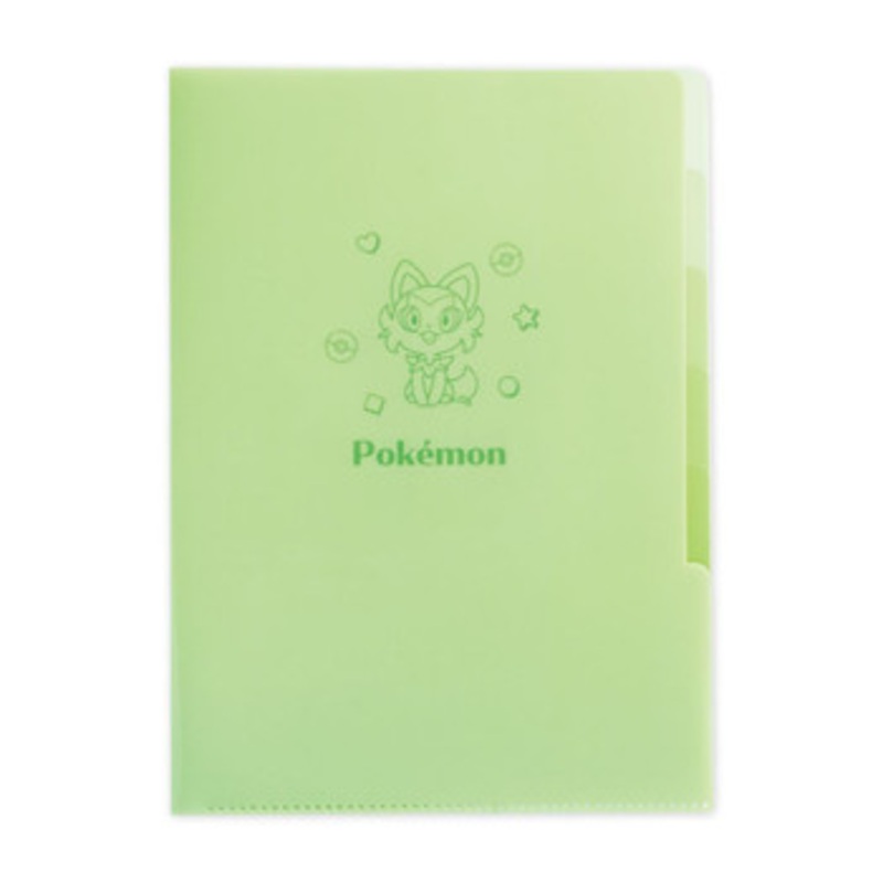 Pokemon Center Original 5 Index Clear File / Sprigatito