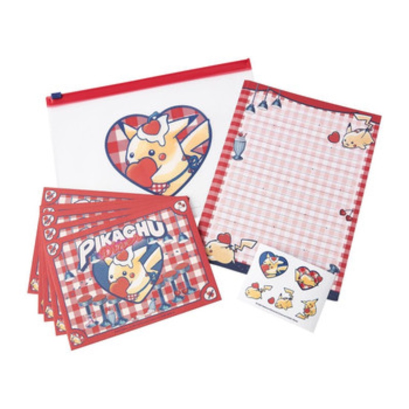 Pokemon Center Original Letter Set Pikachu Diner