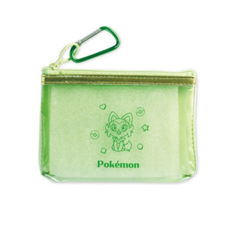 Pokemon Center Original Mini Pouch With Carabiner / Sprigatito