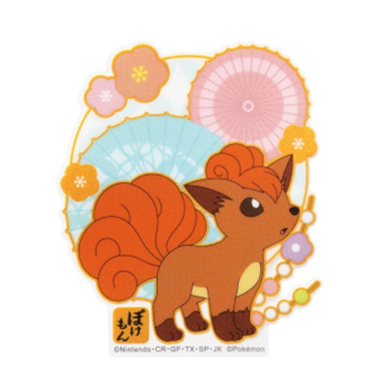 Pokemon Center Original Mobile Sticker Wagara Vulpix