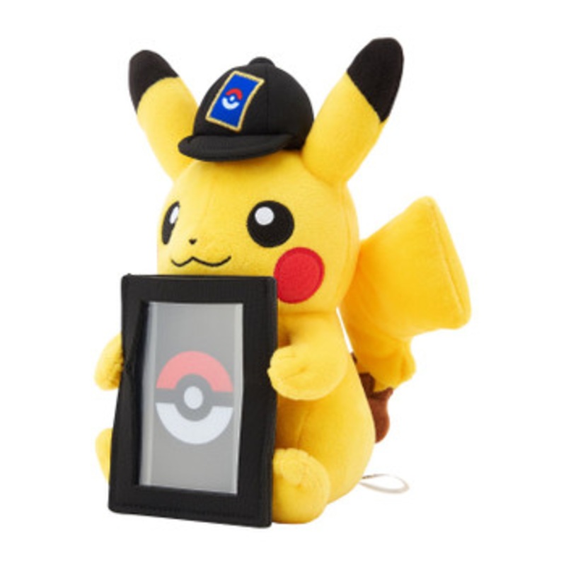 Pokemon Center Original Pokemon Card Game Plush Card Stand Pikachu