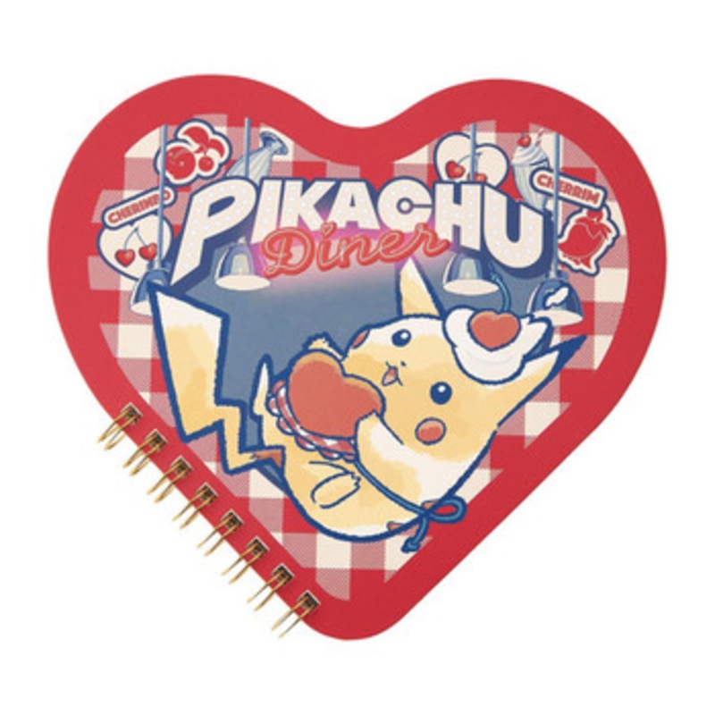 Pokemon Center Original Ring Notebook Pikachu Diner