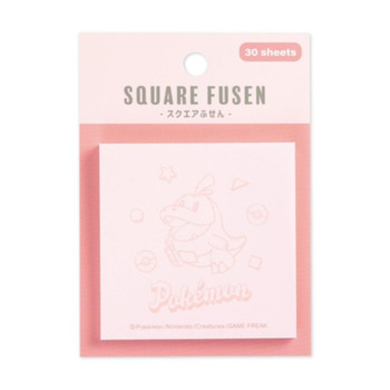 Pokemon Center Original Square Sticky Notes / Fuecoco