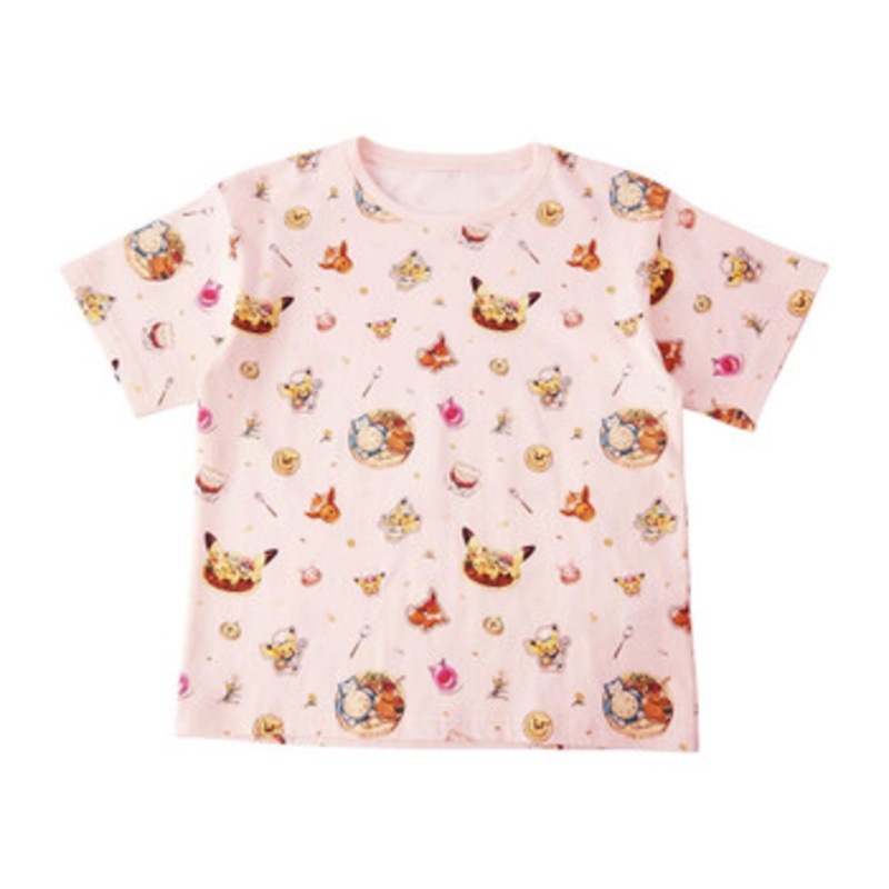 Pokemon Center Original T-Shirt Pokemon Cafe & Pikachu Sweets 130