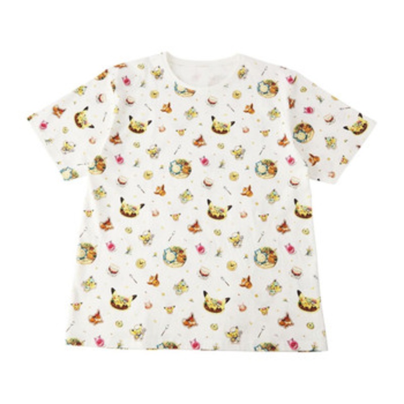 Pokemon Center Original T-Shirt Pokemon Cafe & Pikachu Sweets Free