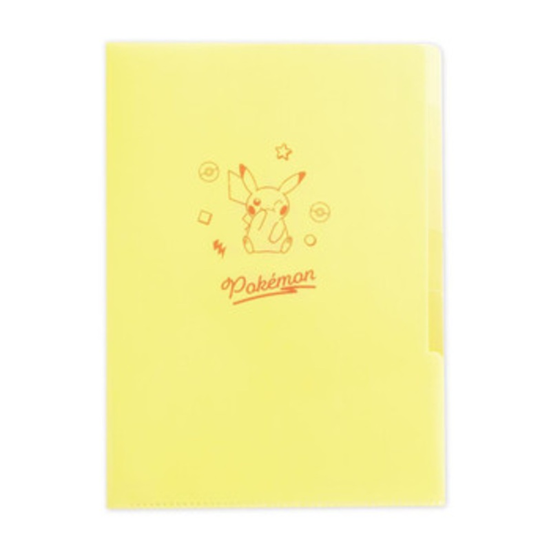 Pokemon Center Original 5 Index Clear File / Pikachu