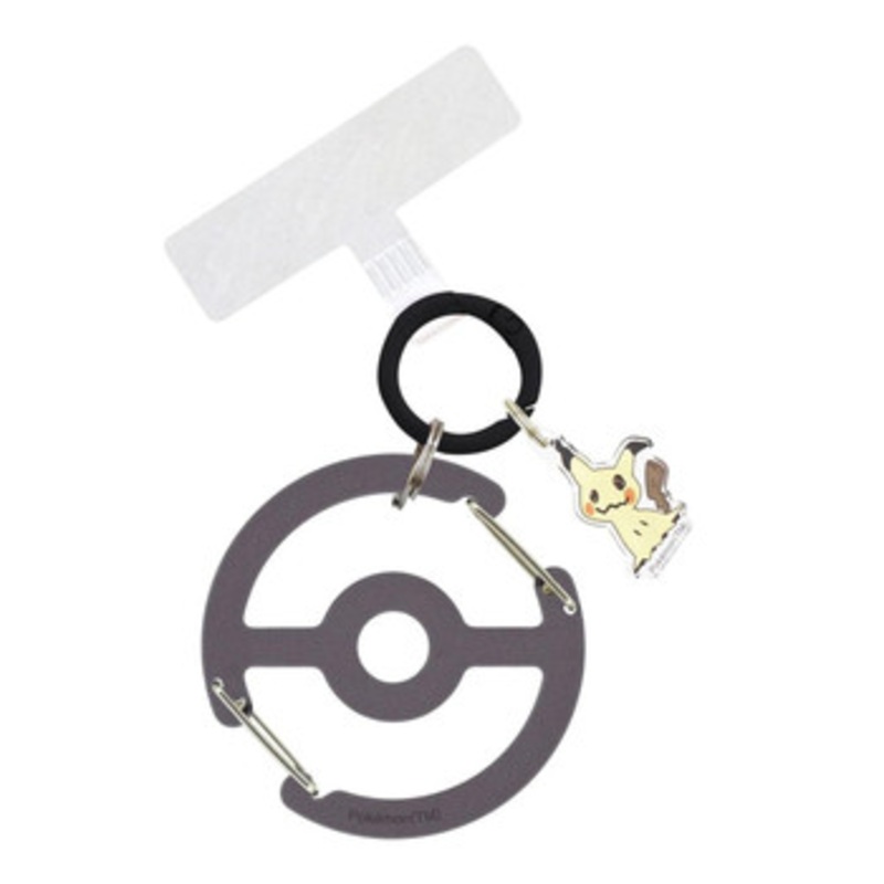 Pokemon Center Original Marurika And Plush With Clear Carabiner Mimikyu