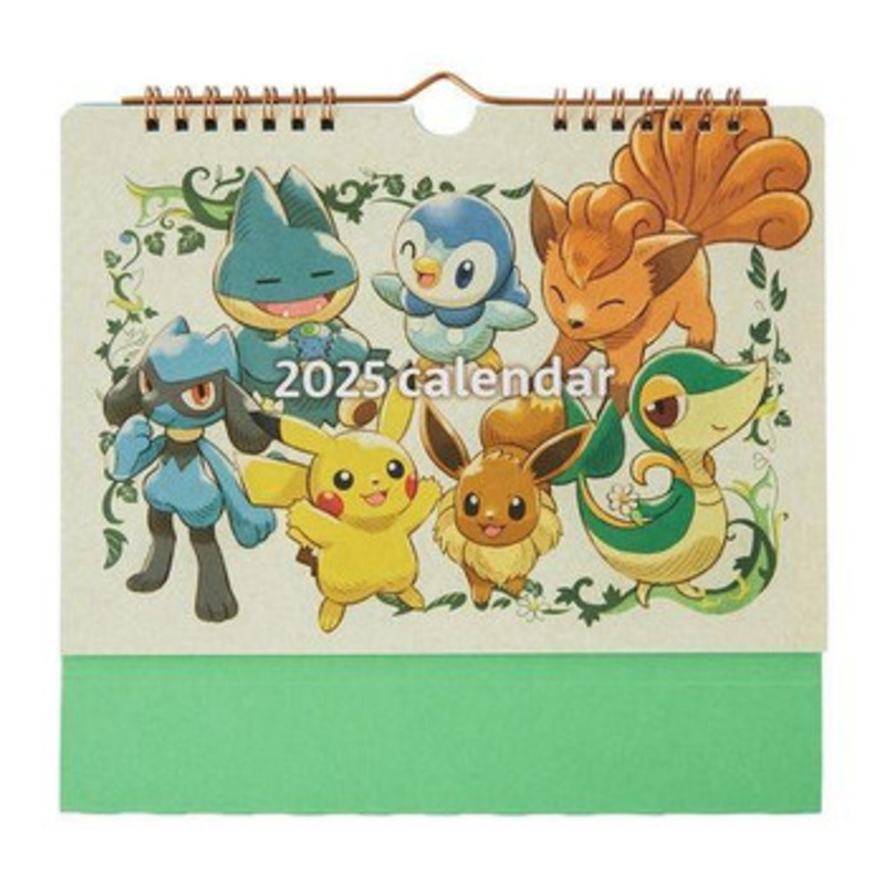 Pokemon Center Original Postcard Desk Calendar 2025 Seasonal Situations
