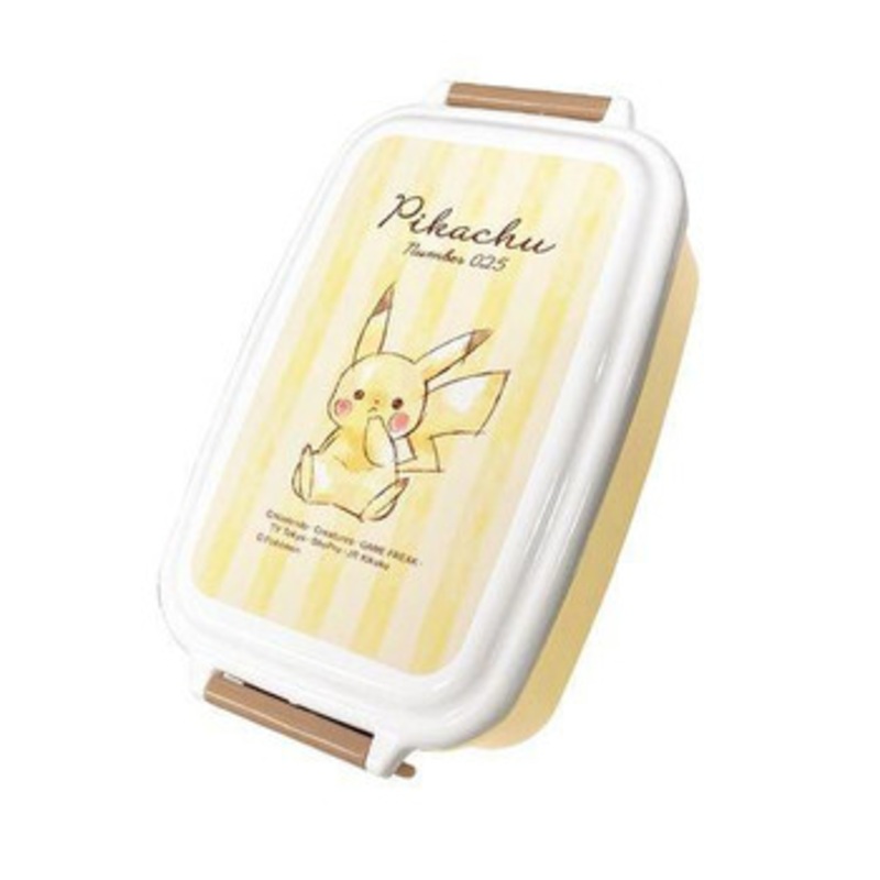 Pokemon Center 1-Tier Lunch Box Pikachu Number 025 Sitting