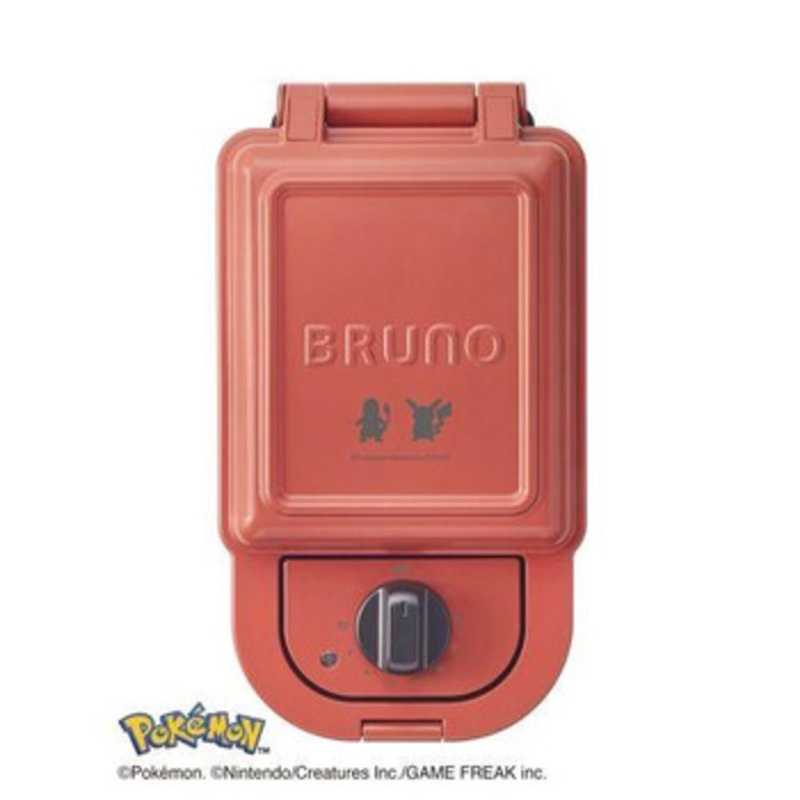 Pokemon Center [BRUNO] Pokemon Hot Sandwich Maker Single Red
