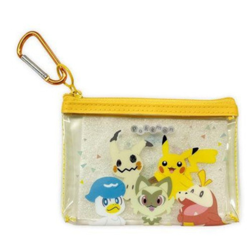 Pokemon Center Mini Pouch With Carabiner / Everyone Is Friendly