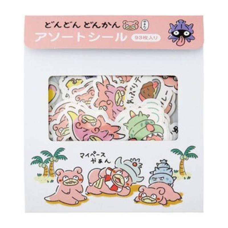 Pokemon Center Original Assortment Seal Don Don Donkan Slowpoke