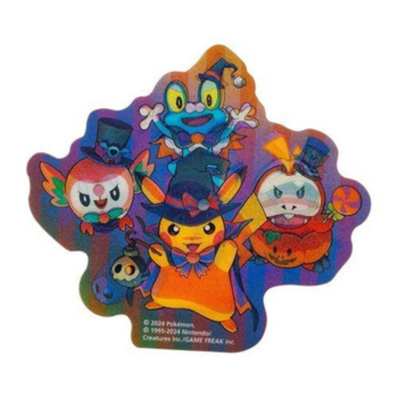 Pokemon Center Original Changing Sticker Halloween Trick Or Trick