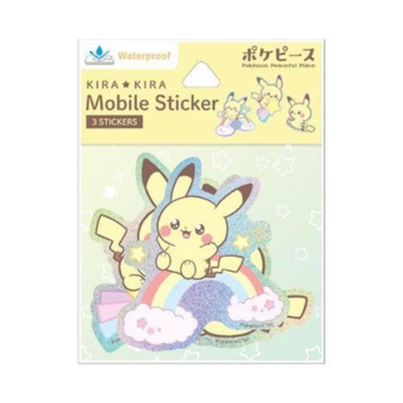 Pokemon Center PokePeace Mobile Sticker Pikachu 925A