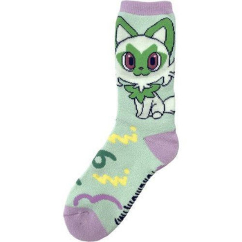 Pokemon Center Pokka Poka Room Socks Sprigatito Pop