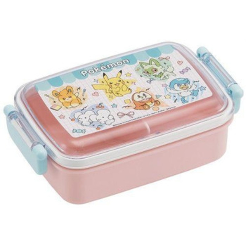 Pokemon Center Popping Up Antibacterial Dishwasher-Safe Fluffy Lid Tight Lunch Box Rectangular