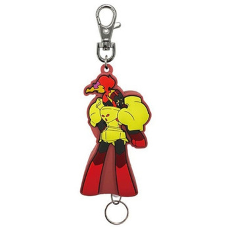 SK Japan Pokemon Rubber Reel Key Holder Armarouge