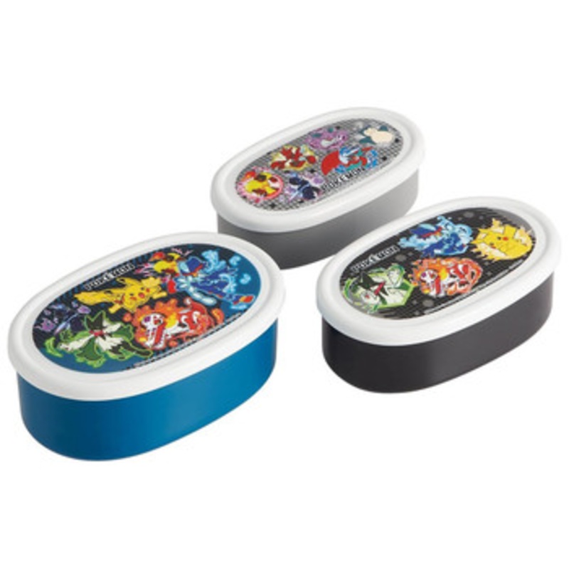 Skater Seal Container 3 Piece Set Pokemon 25