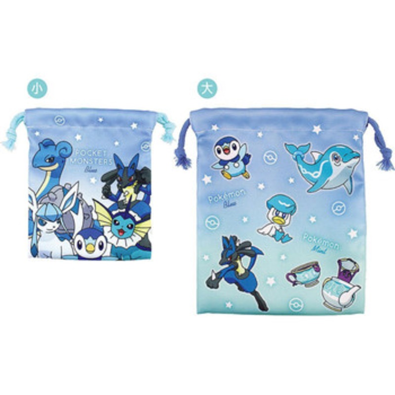 T’s Factory Pokemon 2P Drawstring Set Gradient / Blue & Mint