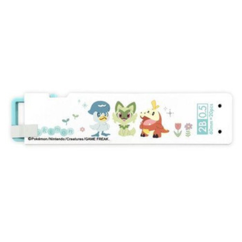 Pokemon Center 1 PUSH Refill Core 2B 0.5MM / Quaxly, Sprigatito, Fuecoco