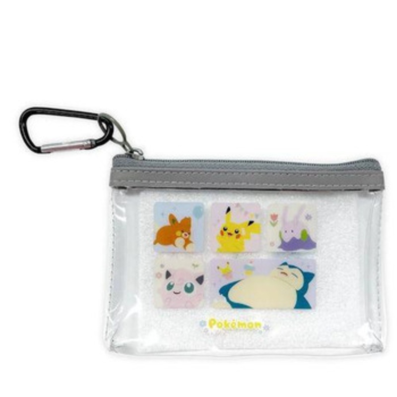 Pokemon Center Carabiner Attached Mini Pouch / Colorful Style