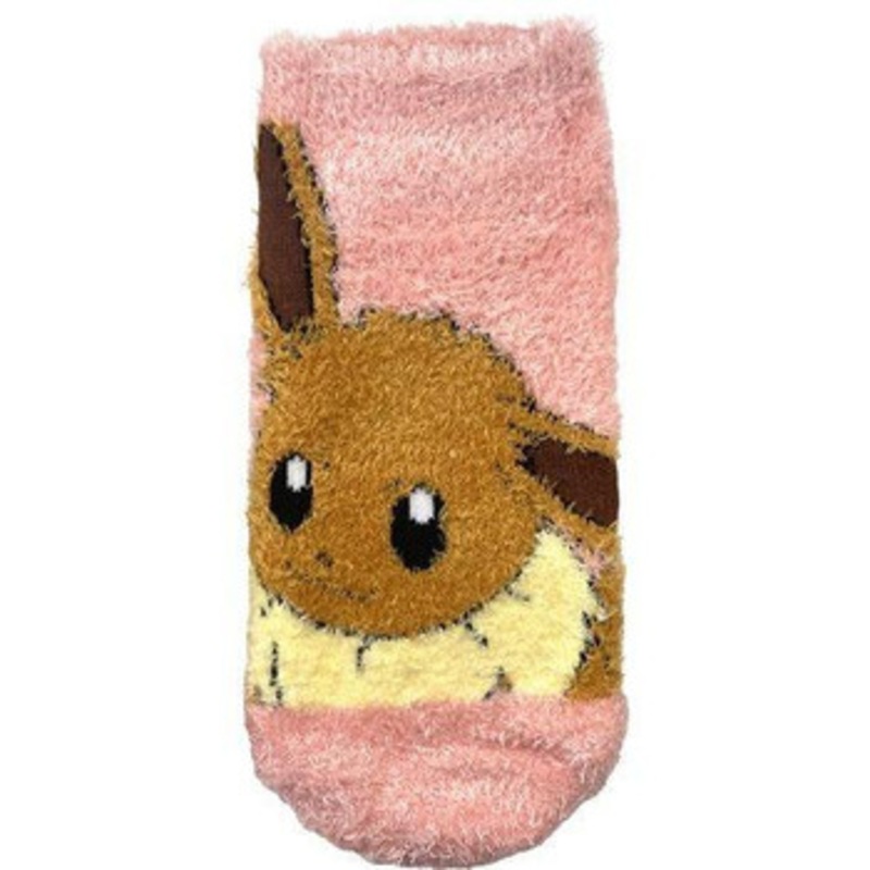 Pokemon Center Fluffy Socks Eevee LPK Junior (15-21cm)