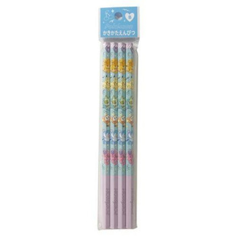 Pokemon Center Kakikata Pencil B 4-Pack Colorful Pop Series