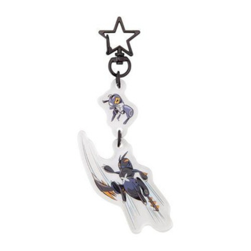 Pokemon Center Original 2-Ren Acrylic Key Holder Secret of Might Nymble & Lokix