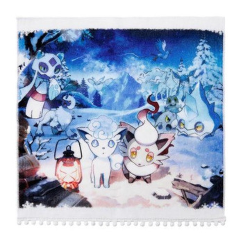 Pokemon Center Original Hand Towel Snowy Gathering