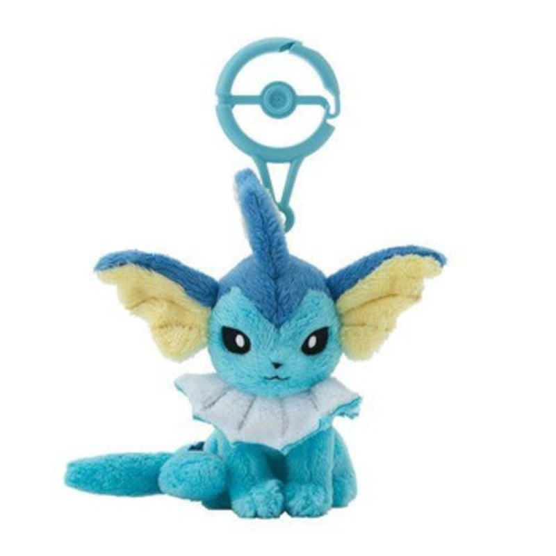 Pokemon Center Original Mascot With Carabiner Vaporeon