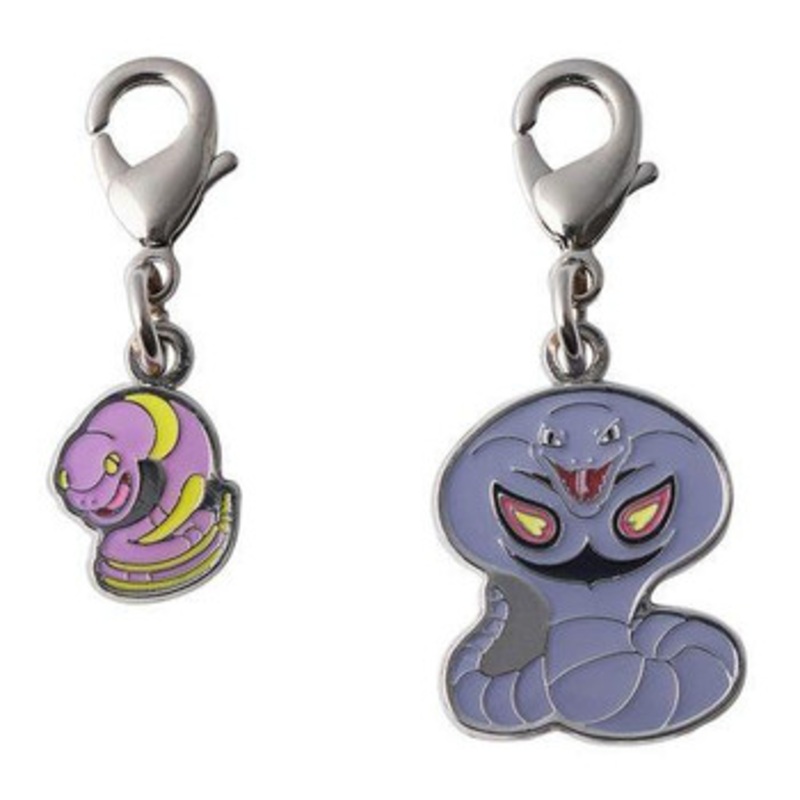Pokemon Center Original National Pokedex Metal Charm 023-024