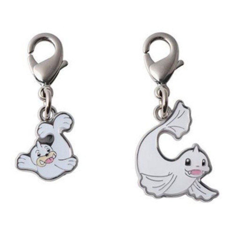 Pokemon Center Original National Pokedex Metal Charm 086, 087