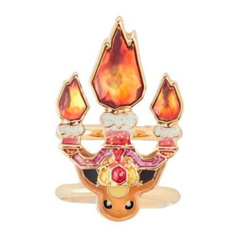 Pokemon Center Original Pokemon Accessory Ring Fire Terastallize Flareon