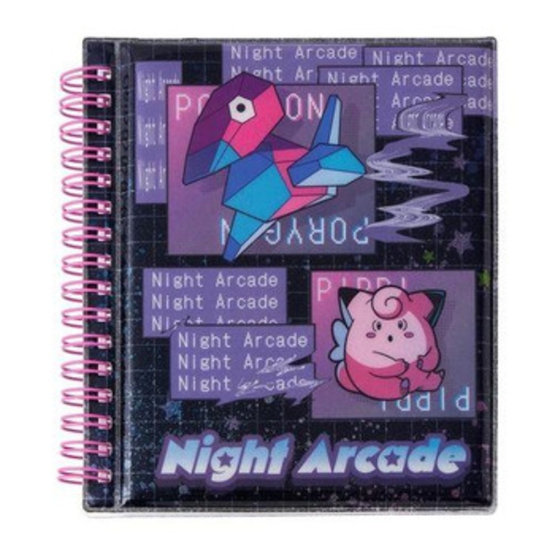 Pokemon Center Original Ring Notebook Night Arcade
