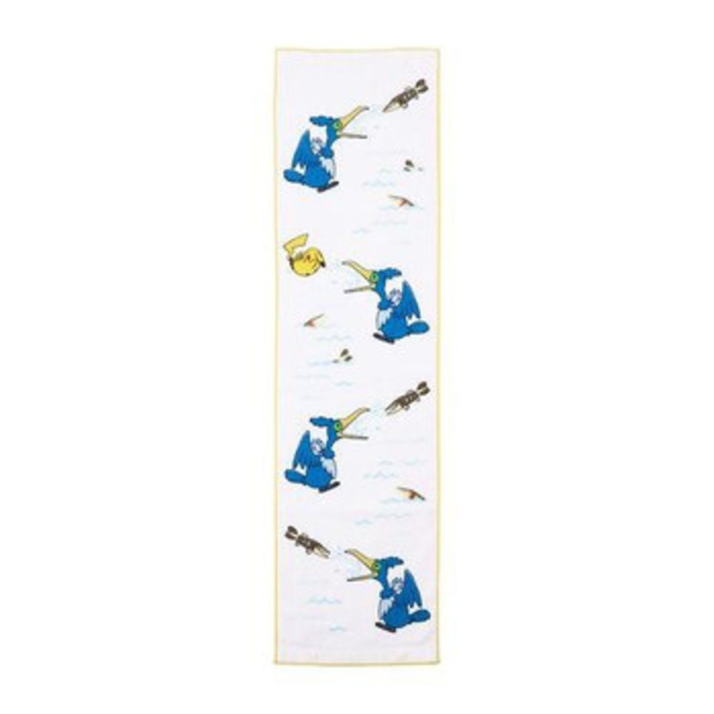 Pokemon Center Original Swirl Towel Cramorant Missile