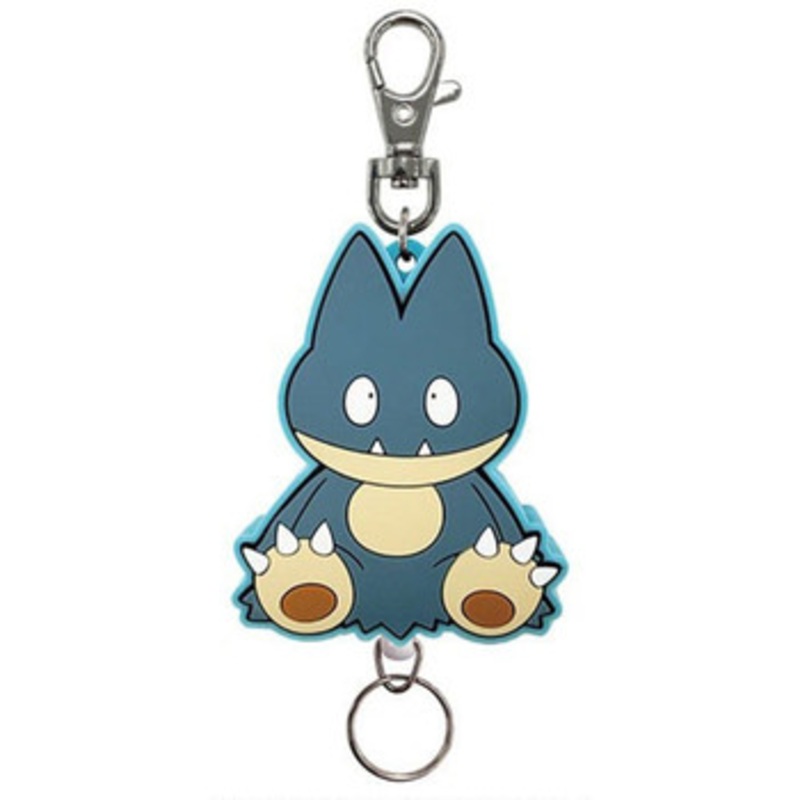 SK Japan Pokemon Rubber Reel Key Holder Munchlax