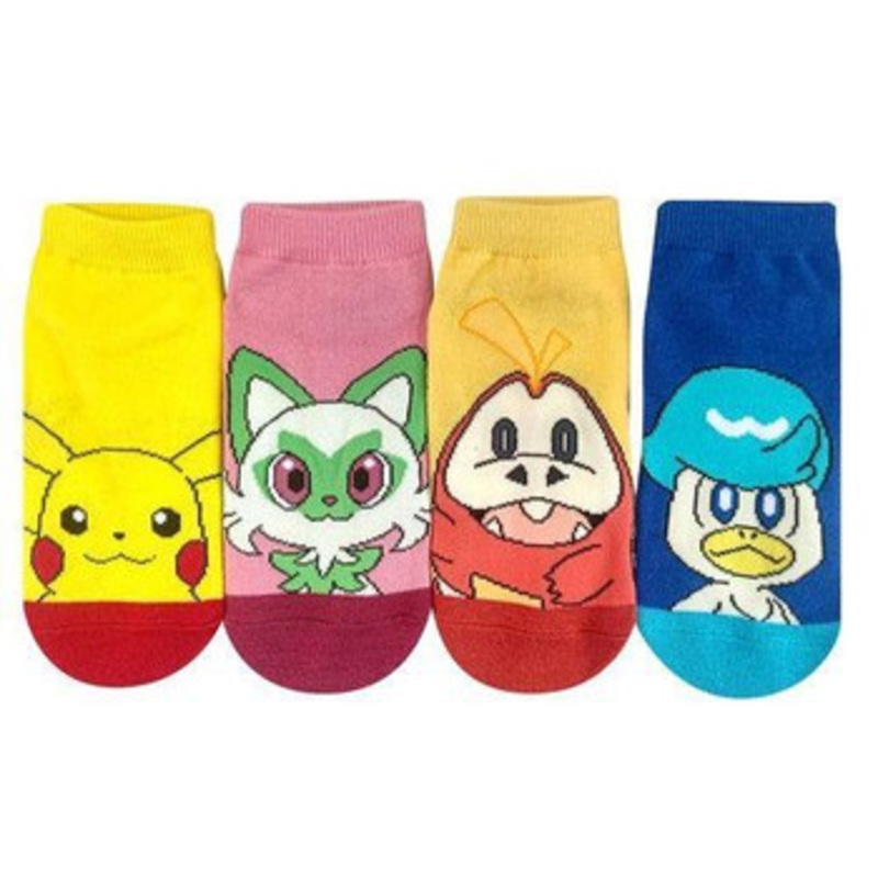 Pokemon Center Character Socks 4P Bundle A Women’s (23-25cm)