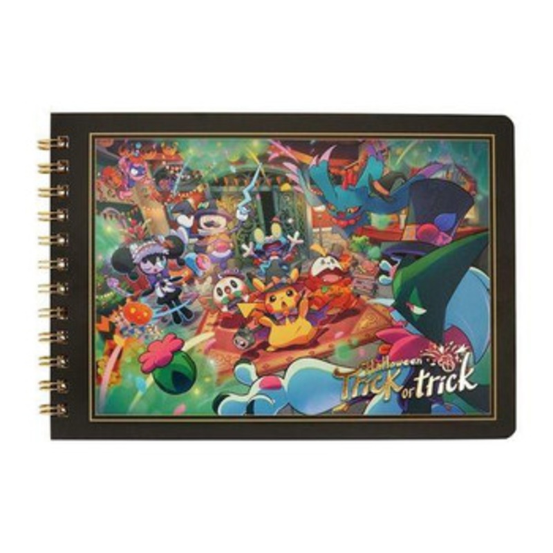Pokemon Center Original B6 Ring Notebook Halloween Trick Or Trick