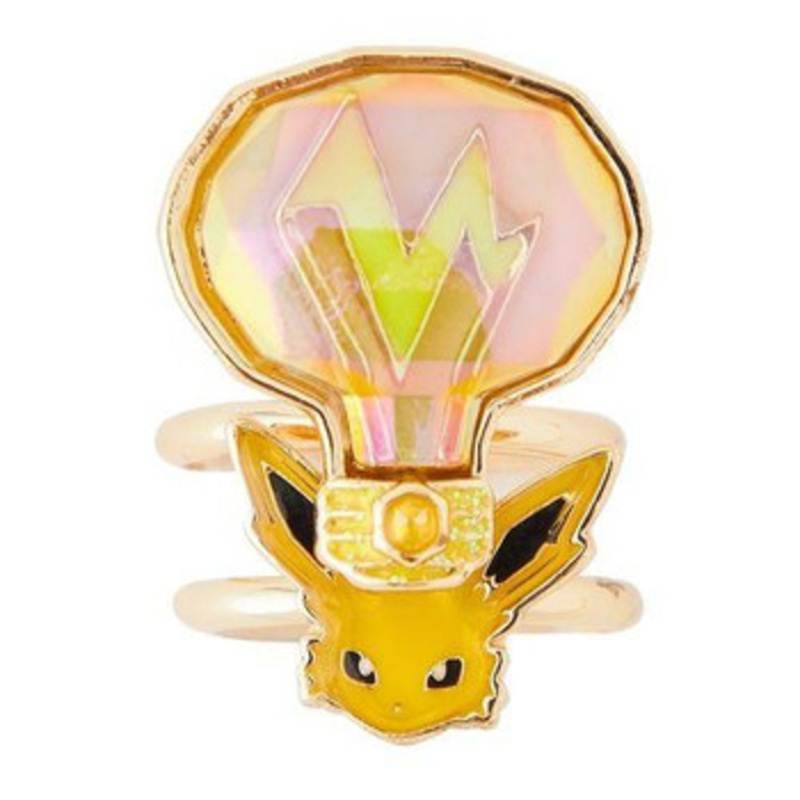 Pokemon Center Original Pokemon Accessory Ring Electric Terastal Jolteon