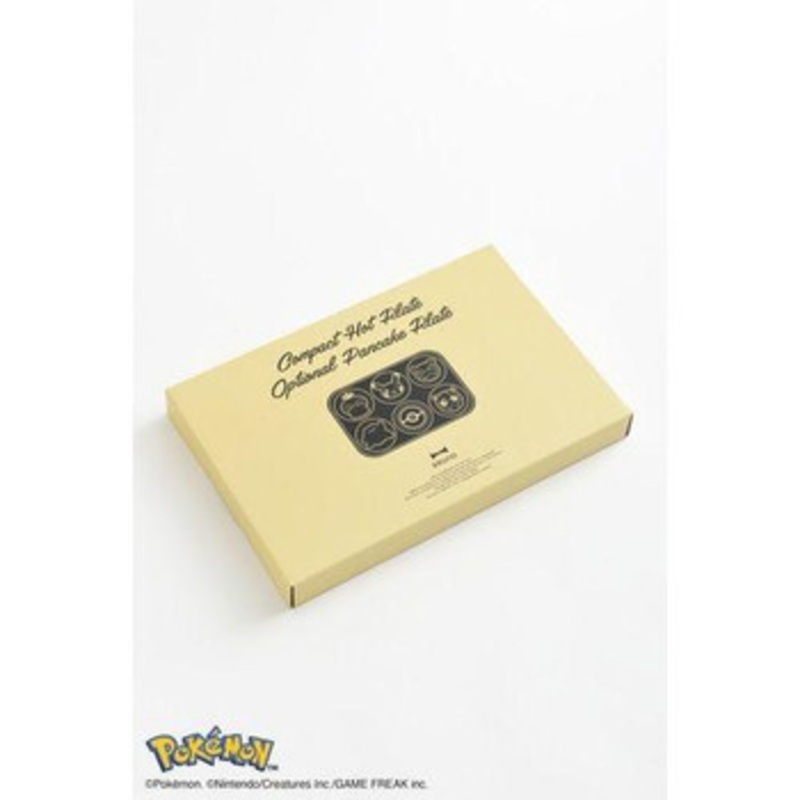 Pokemon Center [BRUNO] Pokemon Compact Hot Plate Pancake Plate