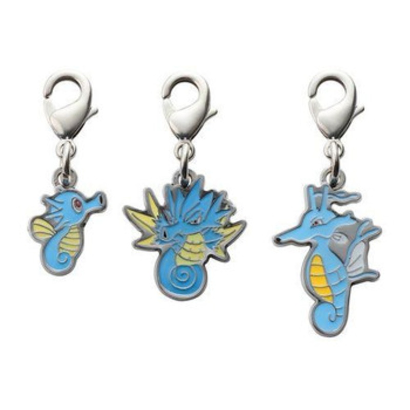 Pokemon Center Original National Pokedex Metal Charm 116- 117- 230
