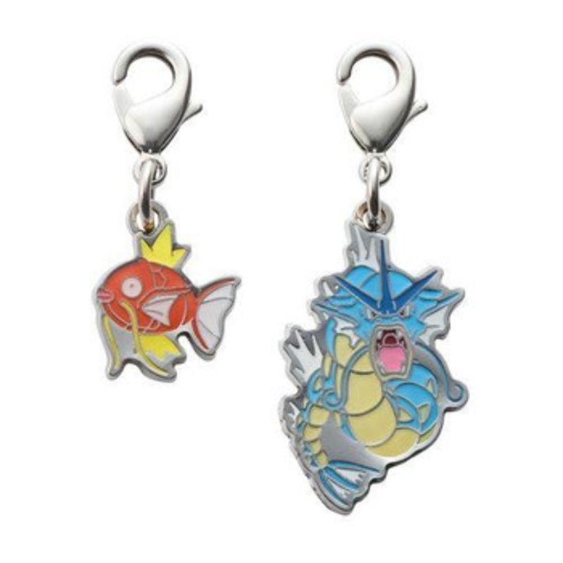 Pokemon Center Original National Pokedex Metal Charm 129 130