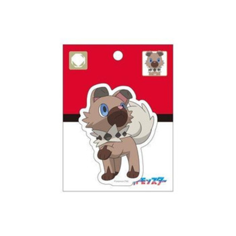 Pokemon Center Sticker Rockruff