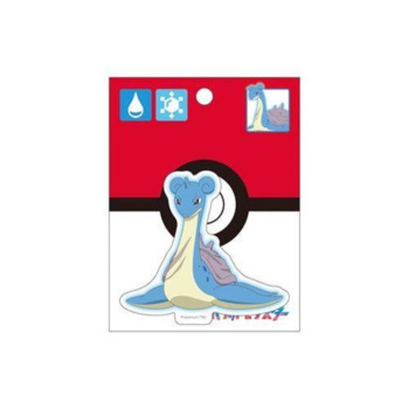 Pokemon Center Sticker Six Heroes Lapras