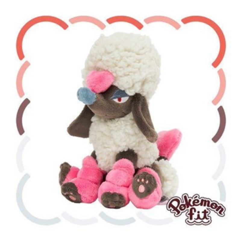 Pokemon Center Original 676 Plush Pokemon Fit Furfrou (Heart Cut)