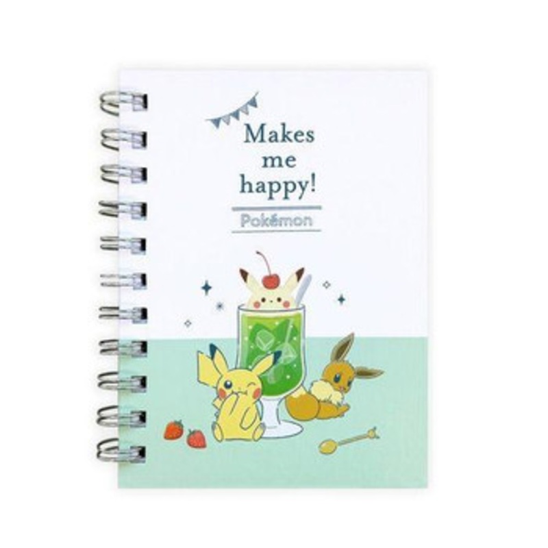 Pokemon Center Original A6W Ring Notebook Melon Soda (Tea Time)