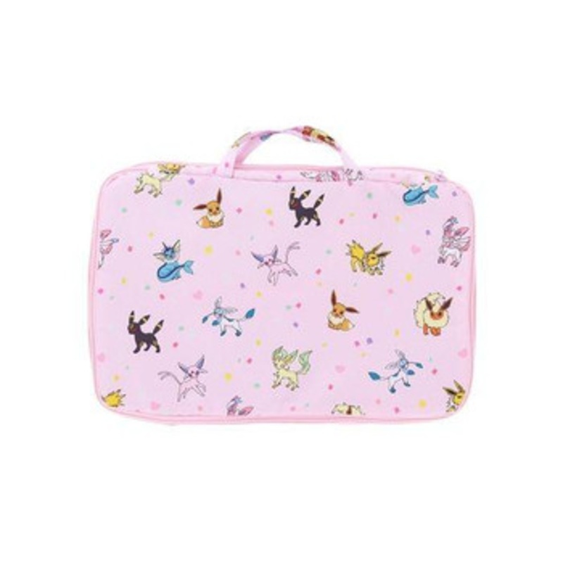 Pokemon Center Original Compressible Organizer with Mesh Pouches Eevee Friends