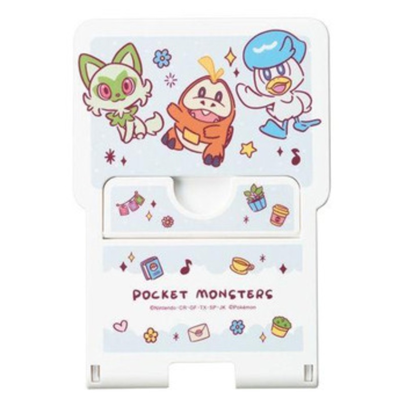Pokemon Center Original Foldable Smartphone Stand – Sprigatito Fuecoco Quaxly