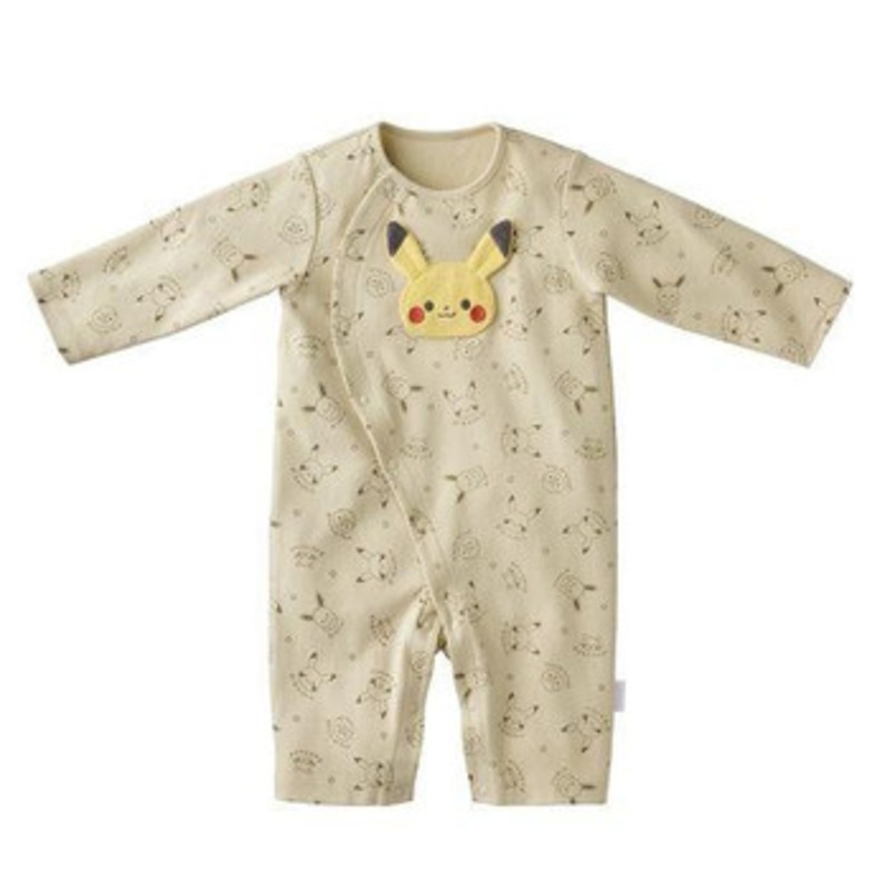 Pokemon Center Original Monpoke Coveralls Faceprint Tan