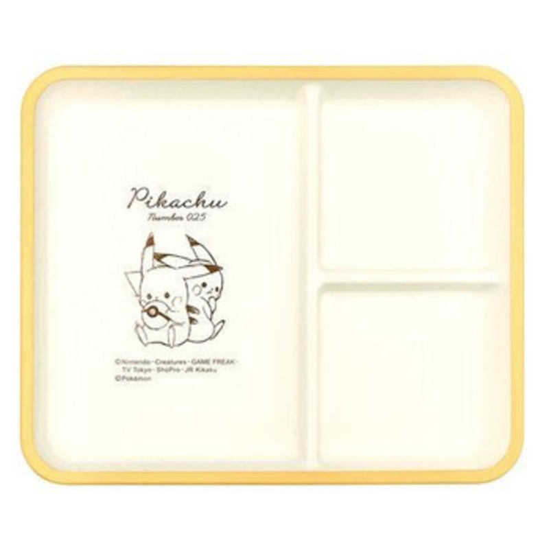 Pokemon Center Square Plate Pikachu Number 025 Pikachu